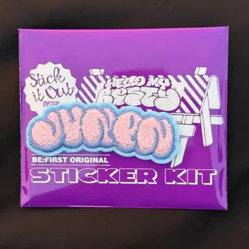 BE:FIRST 시크릿 모코모코 자수 스티커 준논