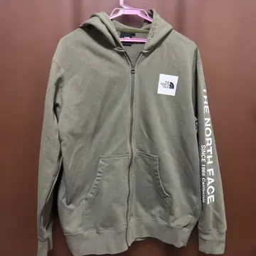 새상품급 THE NORTH FACE NT12503Z 후드티 카키 L