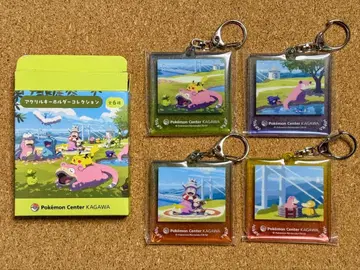 [ 포켓몬 ] 아크릴 키링 컬렉션 포켓몬 센터 카가와 4점