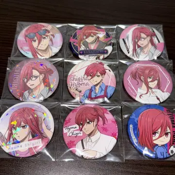 치기리 효마 캔뱃지 9개 세트