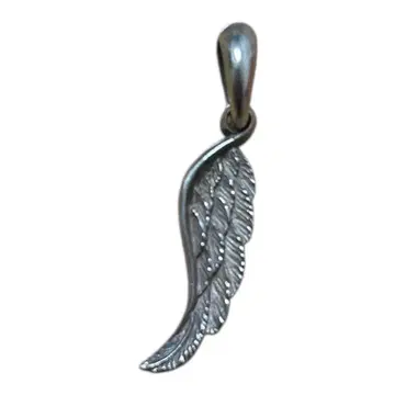 REGALIA 목걸이 탑 윙 깃털 실버 레가리아