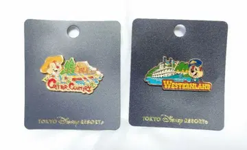 디즈니랜드 칩앤데일 핀 배지