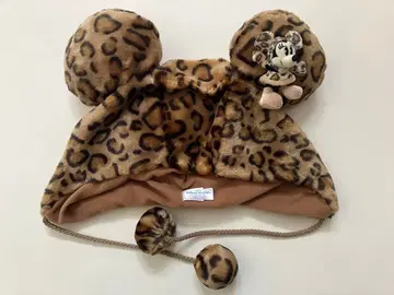미니 마우스 팬캡 레오파드 무늬 58cm