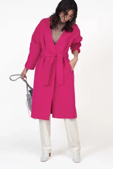 FRAY I.D 프레이 아이디 10YEAR 리버 코트 핑크