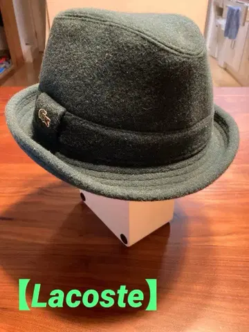 [ Lacoste ] 라코스테 다크 그린 펠트 햇