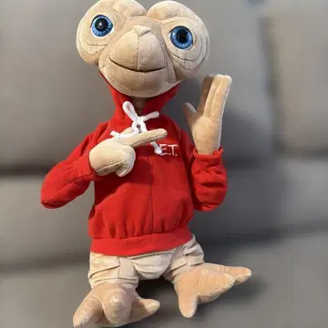 E.T. 봉제 인형 빨간색 후드 부착