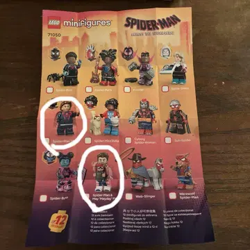 레고 스파이더맨 미니피규어 71050