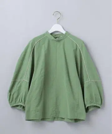 6(ROKU) [새상품급] COTTON PIPING SHIRT/셔츠