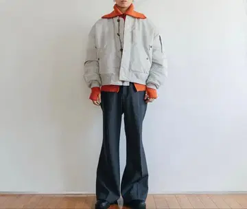 SUBLATIONS MA-1 플라이트 자켓 화이트