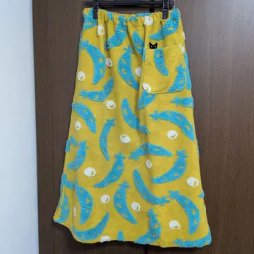 아츠조 마타노 플리스 롱 스커트