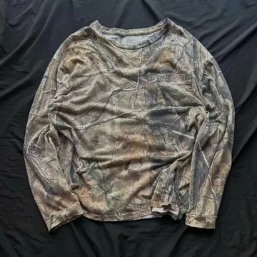 90's~ 리얼트리 롱 T셔츠 오버 사이즈 y2k