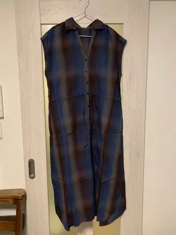 [ PENDLTON ] 체크 무늬 롱 원피스