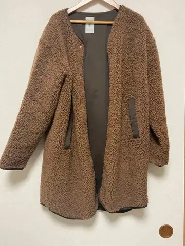 Orcival 오르치발 보아 자켓 브라운 자켓 아우터