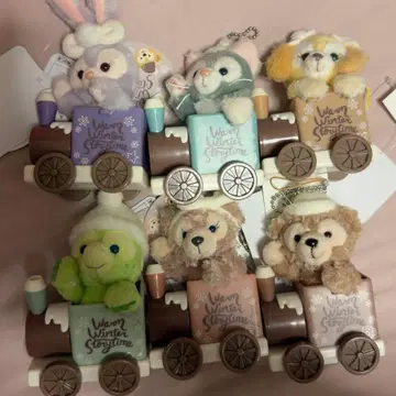 디즈니 봉제 인형 키링 더피 셰리메이 스텔라루