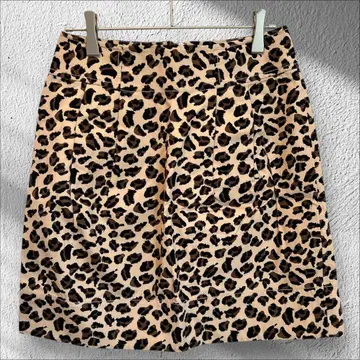 MARC JACOBS 미니 스커트 타이트 스커트 레오파드 무릎 위 O