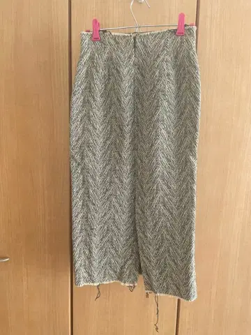 plage 헤링본 무늬 타이트 스커트