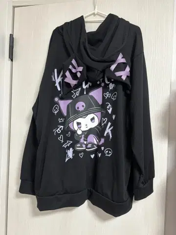 쿠로미 3L 후드티