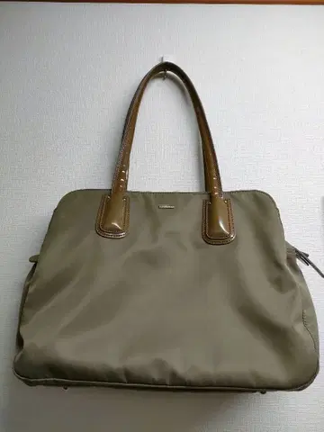 라바가제리 토트백 숄더백 나일론 베이지