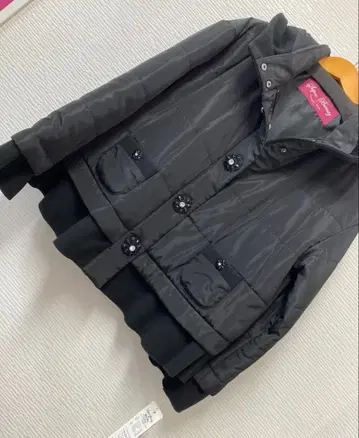 슈퍼 뷰티 비쥬 버튼 퀼팅 자켓