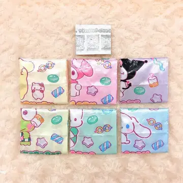 산리오 캐릭터즈 마시멜로 구미 파우치 컬렉션 전 6종 풀컴프