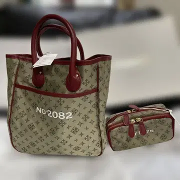 [택 포함 새상품] russet 러셋 복각판 토트백 파우치 세트 상자