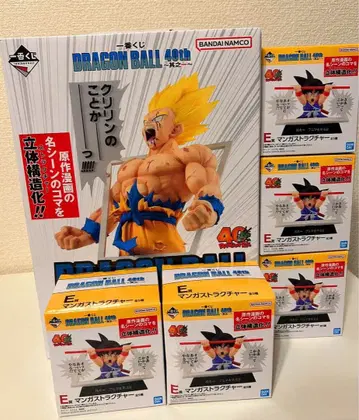 제일복권 드래곤볼 40th 라스트 원상, E상 만화 스트럭처 5개