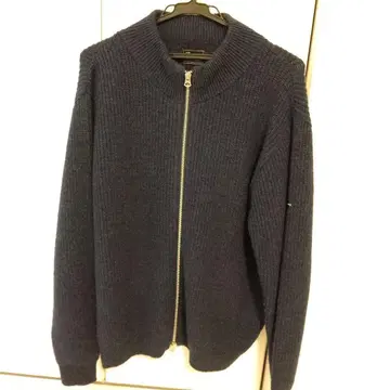 페로우즈 풀 집업 드라이버즈 니트