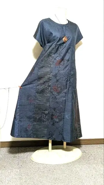 오시마  기모노 리메이크 롱 원피스 A 6