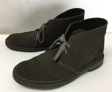 클락스 차카 미 스웨이드 데저트 신발 브라운 사이즈 7.5