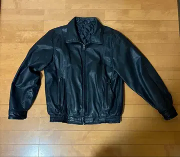 가죽 자켓 A1G2 블랙 숏 기장 일본제 천연 가죽