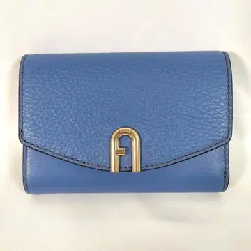 미사용 FURLA 훌라 3단 폴더형 지갑 프리뮬라 트라이폴드 가죽