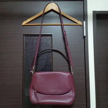 케이트 스페이드 버건디 숄더백