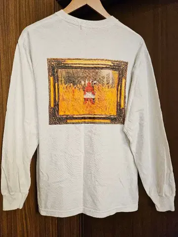 Hellrazor 헬레이저 포토 프린트 롱T 화이트 최후의 만찬 M