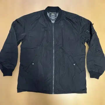 알파 인더스트리즈 MA-1 플라이트 자켓 L 블랙