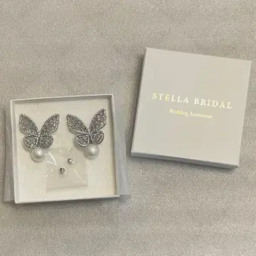STELLA BRIDAL 나비 디자인 귀걸이