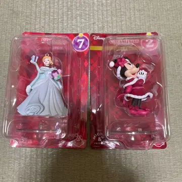 신데렐라 미니 마우스 크리스마스 피규어 2체 세트