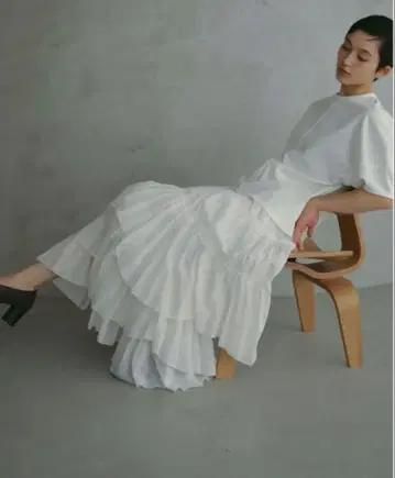 [ 택 포함 ] CASA FLINE / 코튼 캉캉 스커트