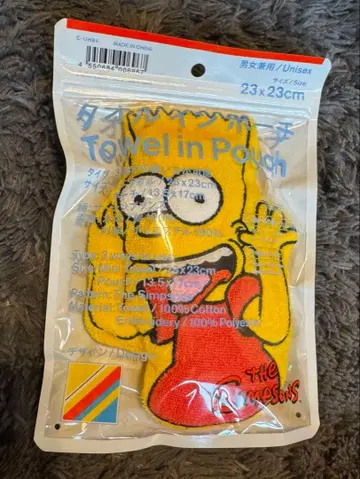 바트 심슨 훼미리마트 콜라보 타월