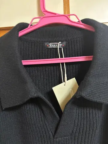 블랙 니트 사이즈 L KARAKU