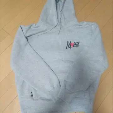 MO.BB. 그레이 후드 맨투맨