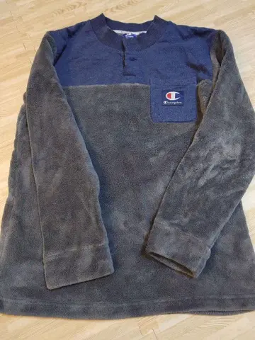 Champion 스웨트 셔츠 M 네이비/그레이