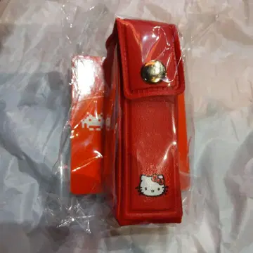 헬로키티 레드 케이스 키링 포함