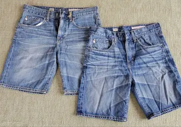 AG 데님 하프 팬츠 2벌 세트