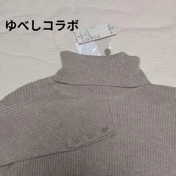 [ 유베시 x 사만사 모스2 ] 리브 니트 반려동물 없음 새상품