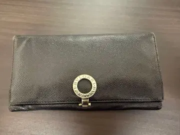 불가리 불가리 불가리 블랙 가죽 장지갑