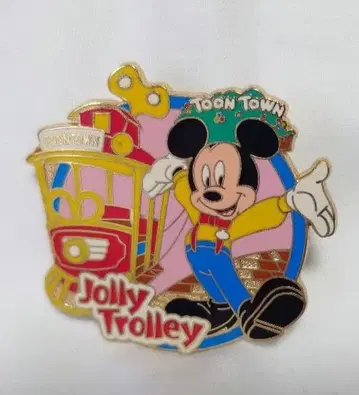 디즈니랜드 투운타운 조이 트롤리 핀 배지 1