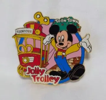 디즈니랜드 투모로우랜드 조이풀 트롤리 핀 배지 2
