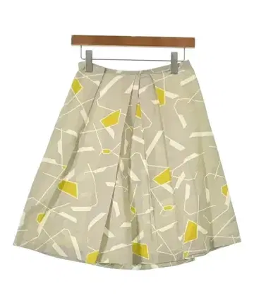 질샌더 네이비 미디 스커트 여성용