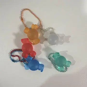 러블리 구미 키링 5개 세트