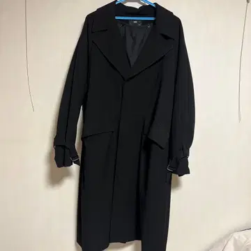 HARE 블랙 체스터 코트 S 사이즈